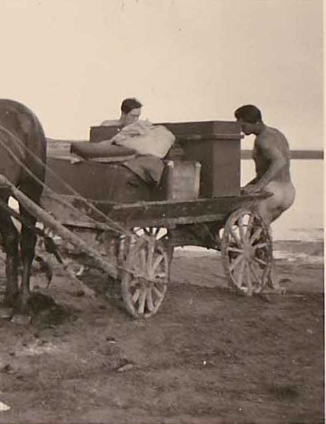 Man with Horse Drawn Wagon 2