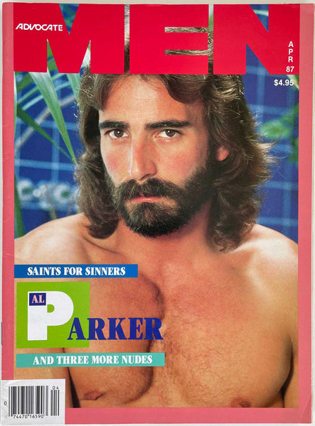 Advocate Men, April 1987, Vol 3. No. 7., Al Parker and Three More Nudes.