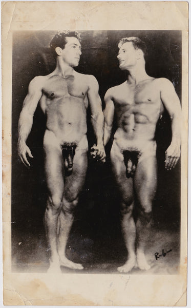 Flenniken and Shull: Vintage Physique Photo by Lon