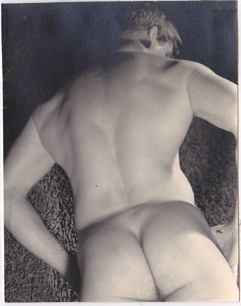 Male Nude Backside vintage gay photo