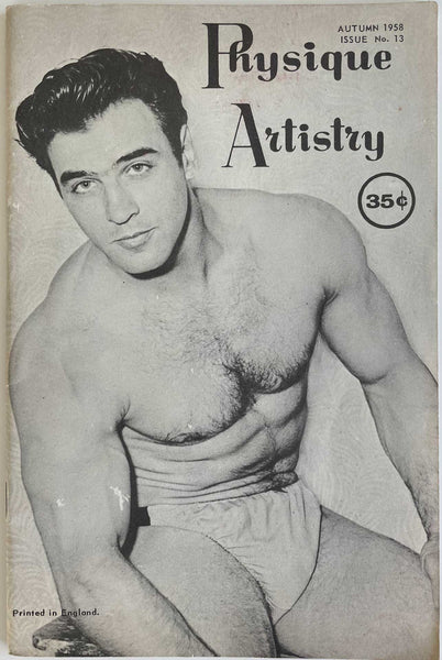 Physique Artistry. Autumn 1958, Issue No. 13. Vintage gay magazine