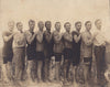 Men Standing in the Dunes vintage cabinet card
