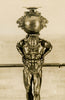 Altman Collection: Bronze Atlas Figurine