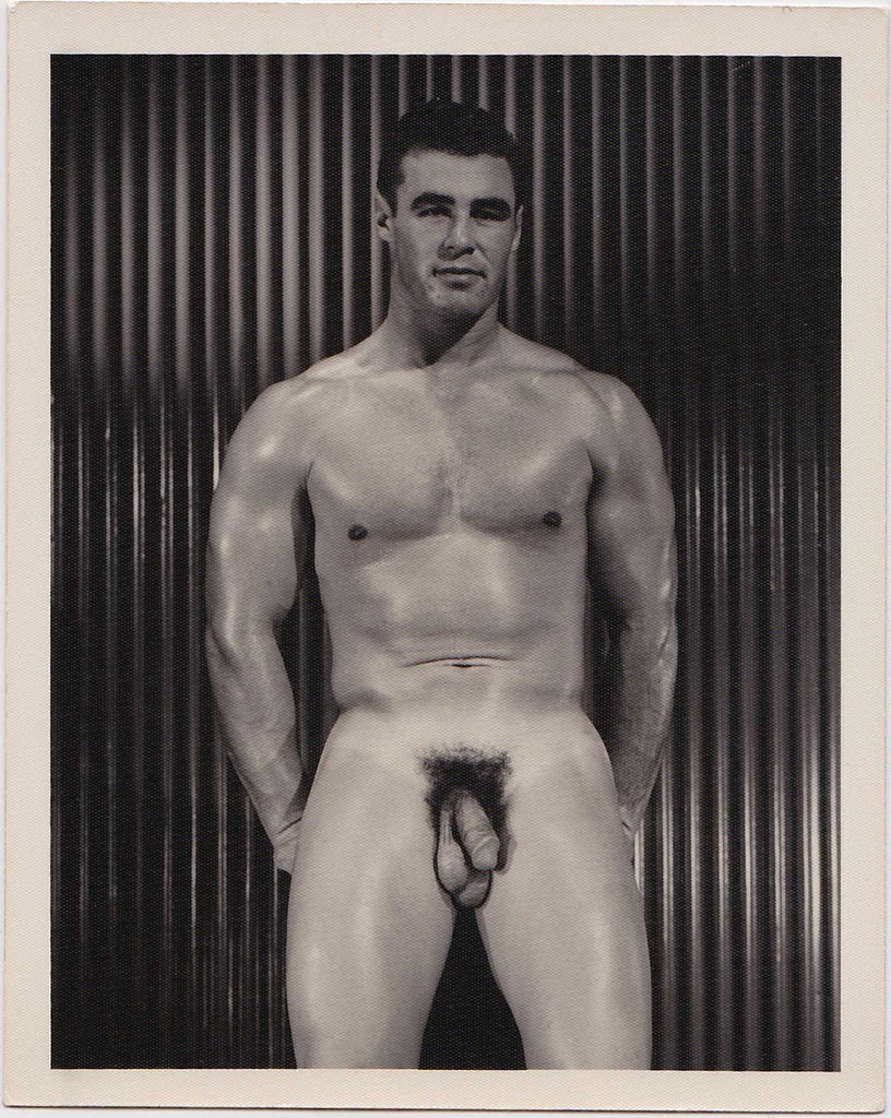 Rare vintage photo of a handsome bodybuilder Keith Stephen, Bruce of LA