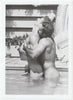 Bruno and Will Embracing in Pool, Target Studios vintage male nudes