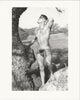 Nude with Tree: Paul Burkhart vintage physique photo