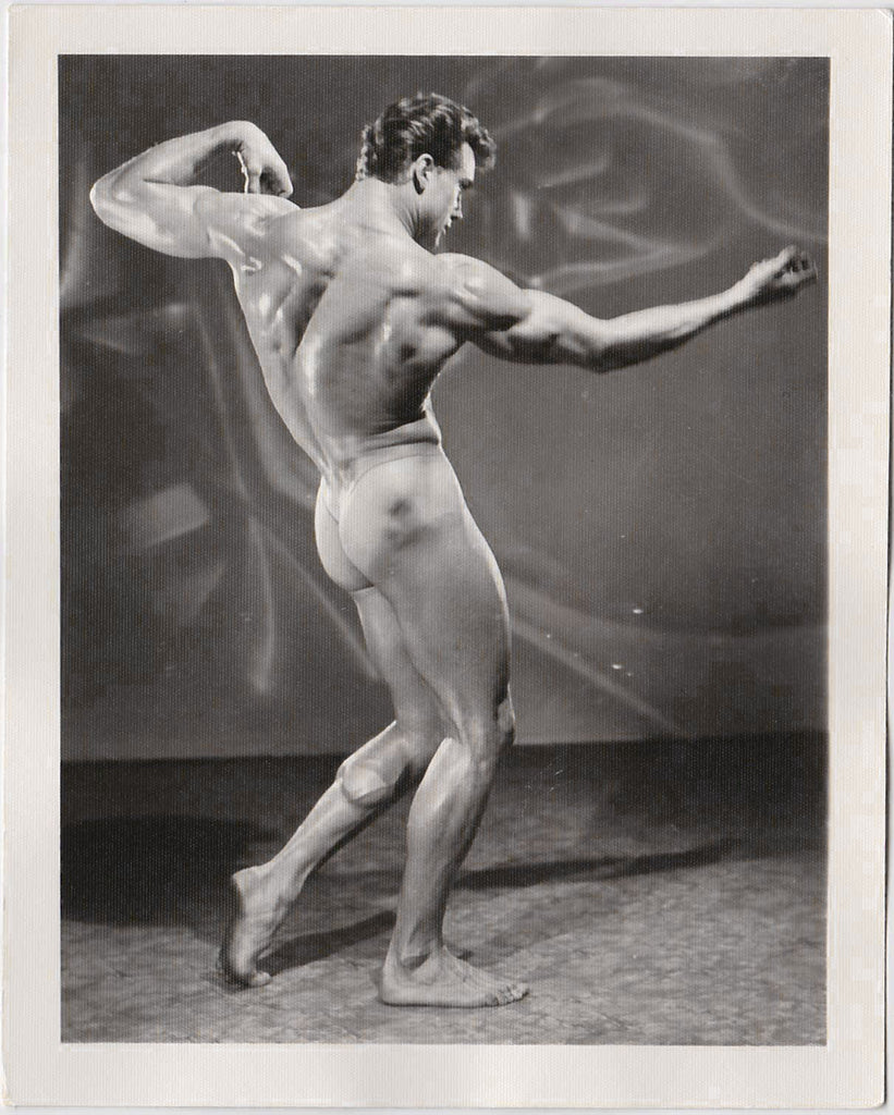 Ed Fury Posing in the Studio vintage gay photo AMG