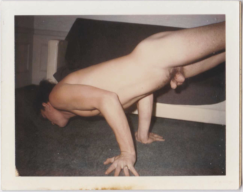 Male Nude Doing a Plank