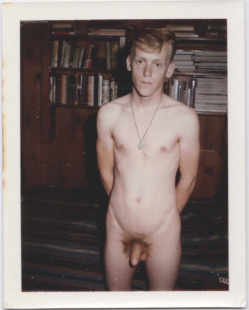 Male Nude with Necklace: Vintage Gay Polaroid