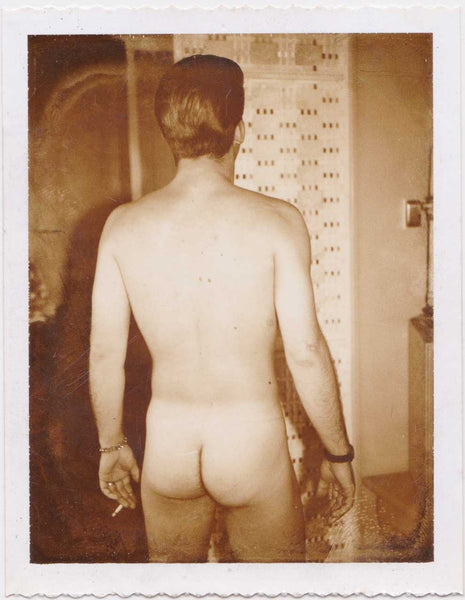 Male Nude Backside: Vintage Gay Polaroid