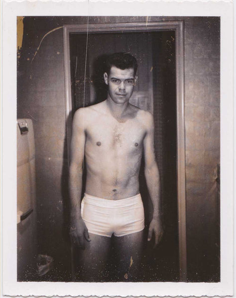 Man Standing in his Underwear: Vintage Gay Polaroid