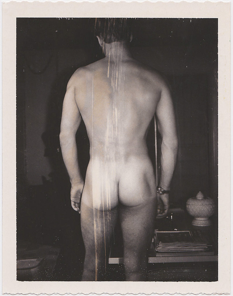 Male Nude from Behind vintage gay Polaroid c. 1965