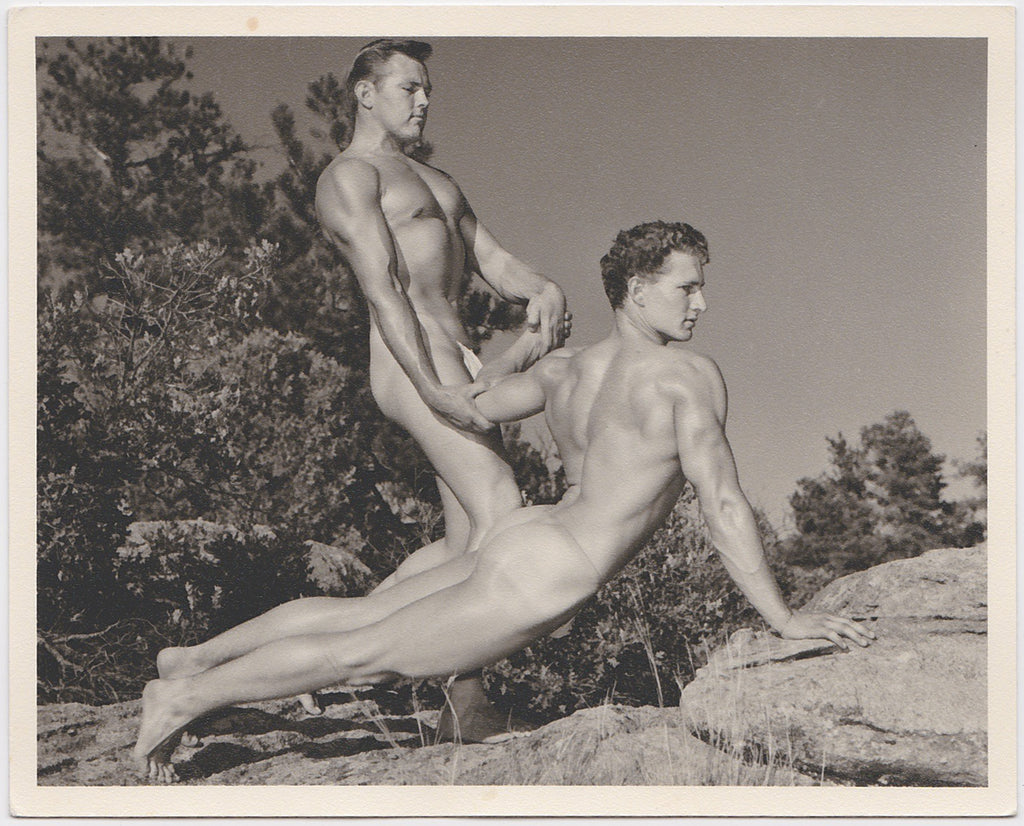 Early vintage physique photo by Don Whitman / Western Photography Guild.