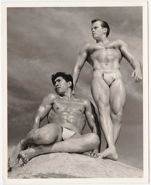Duo on Boulder: Western Photography Guild vintage gay photo