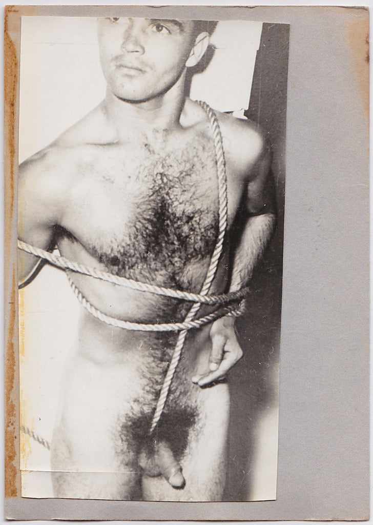 Male Nude Tied Up vintage gay photo