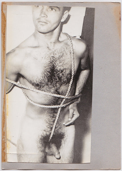 Male Nude Tied Up vintage gay photo