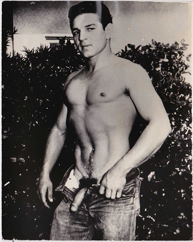 Vintage gay photo Handsome Guy with Open Fly