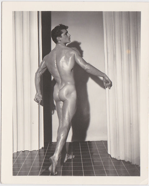 Athletic Model Guild vintage physique photo Forrester Millard male nude