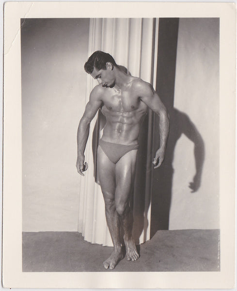 Athletic Model Guild vintage physique photo Forrester Millard