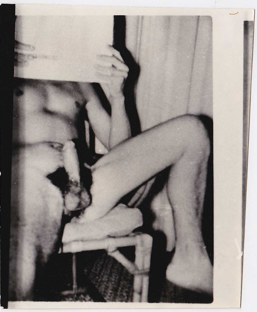 Anonymous Male Nude vintage gay copy print snapshot