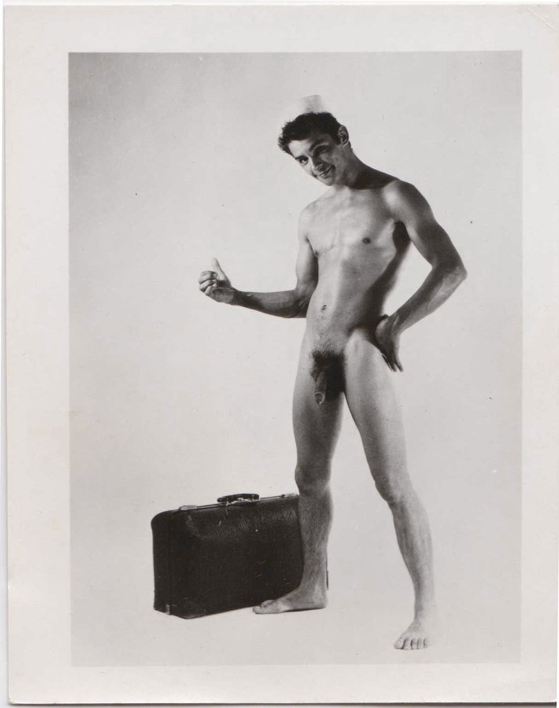 Male Nude Hitchhiker vintage gay photo