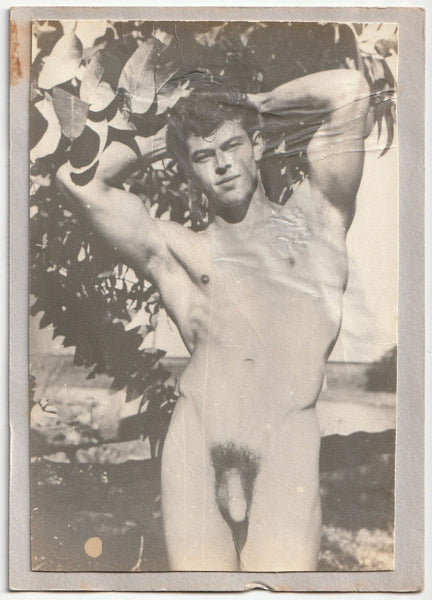 Male Nude with Hands Behind Head
