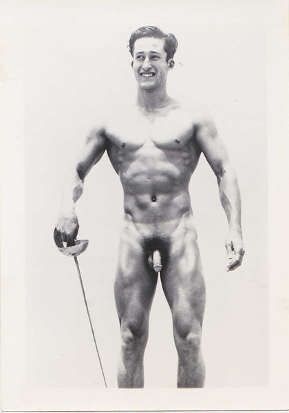 Male Nude Holding Sabre