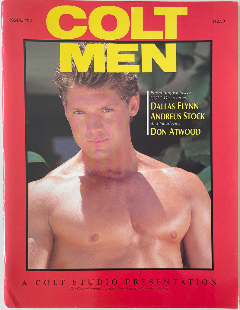 Vintage physique magazine cover for Colt Men, Issue #22