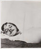 Vintage gay photo of a handsome guy with mustache, long sideburns and an impressive erection.