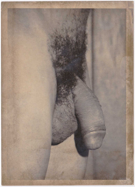 Standing Nude Close-up vintage gay photo