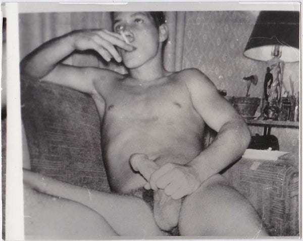 Male Nude Smoking