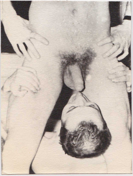 Male Nude Sticking Out Tongue vintage gay photo