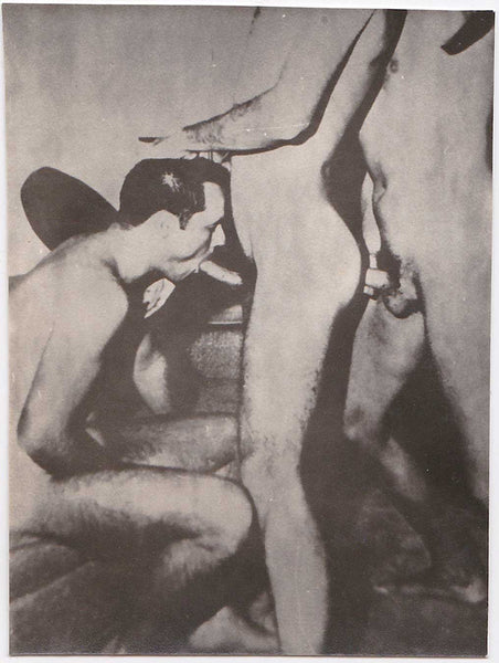 Three Male Nudes vintage photo