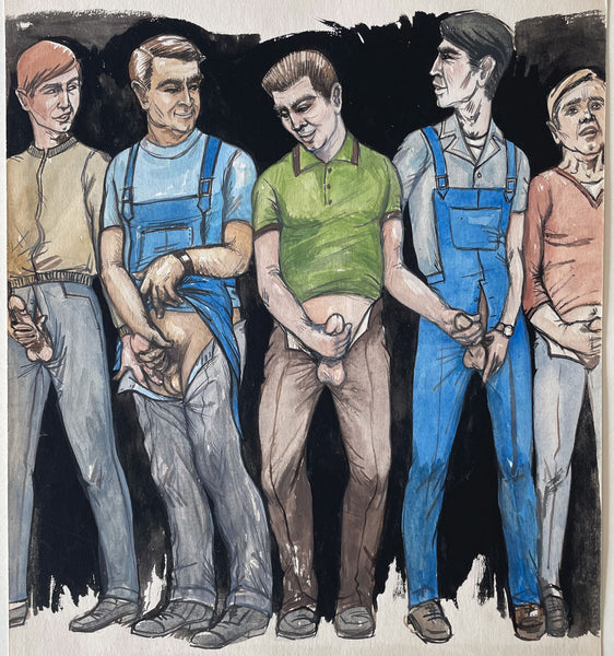 Five Guys Jerking Off: Fernand Niedergang