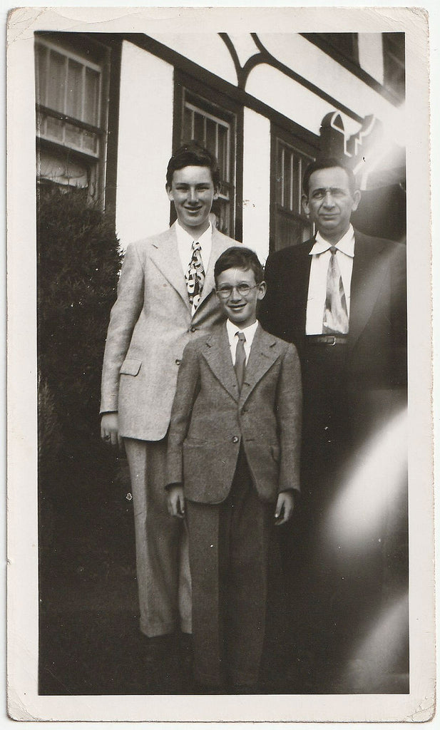 Father and Sons in Suits