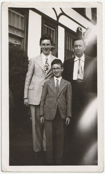 Father and Sons in Suits
