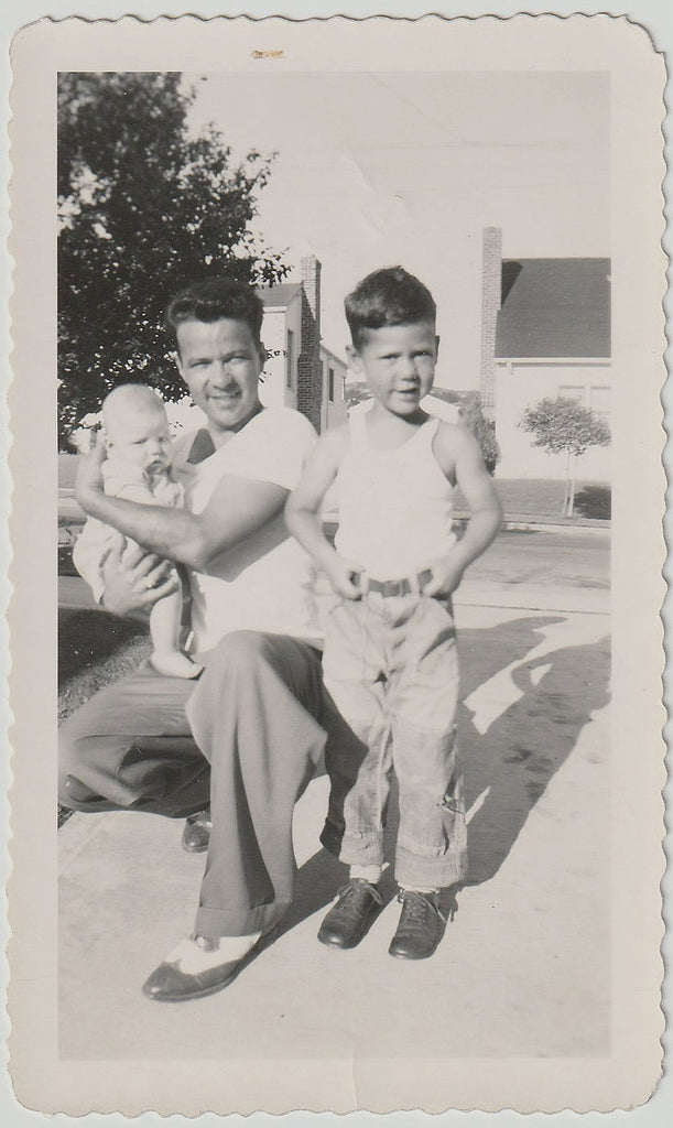 Father with Two Kids