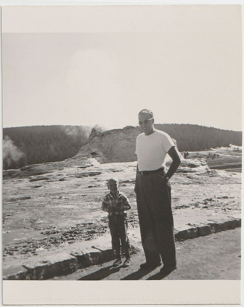 Father and Son at Yellowstone