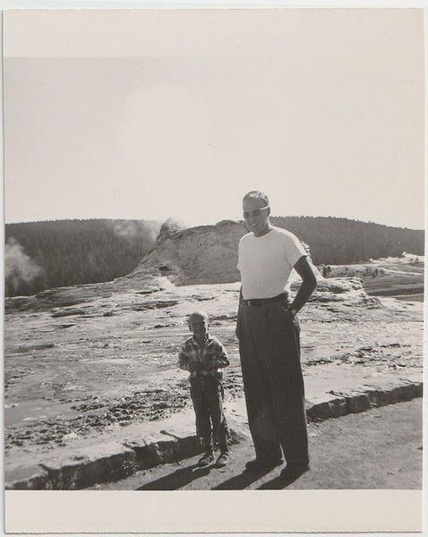 Father and Son at Yellowstone