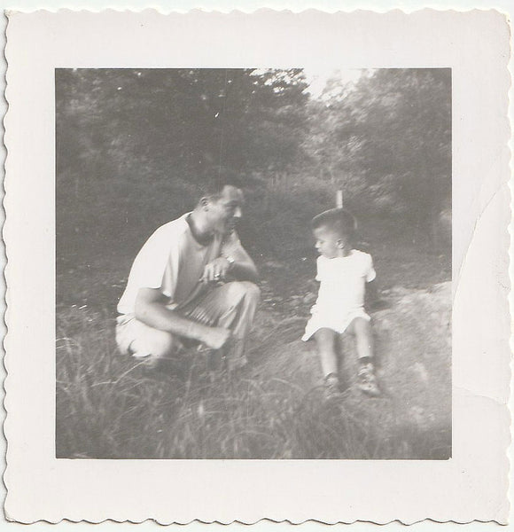 Father Smiling at Son