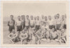 Vintage gay snapshot Group of guys on the beach with a handsome German Shepard front and center.