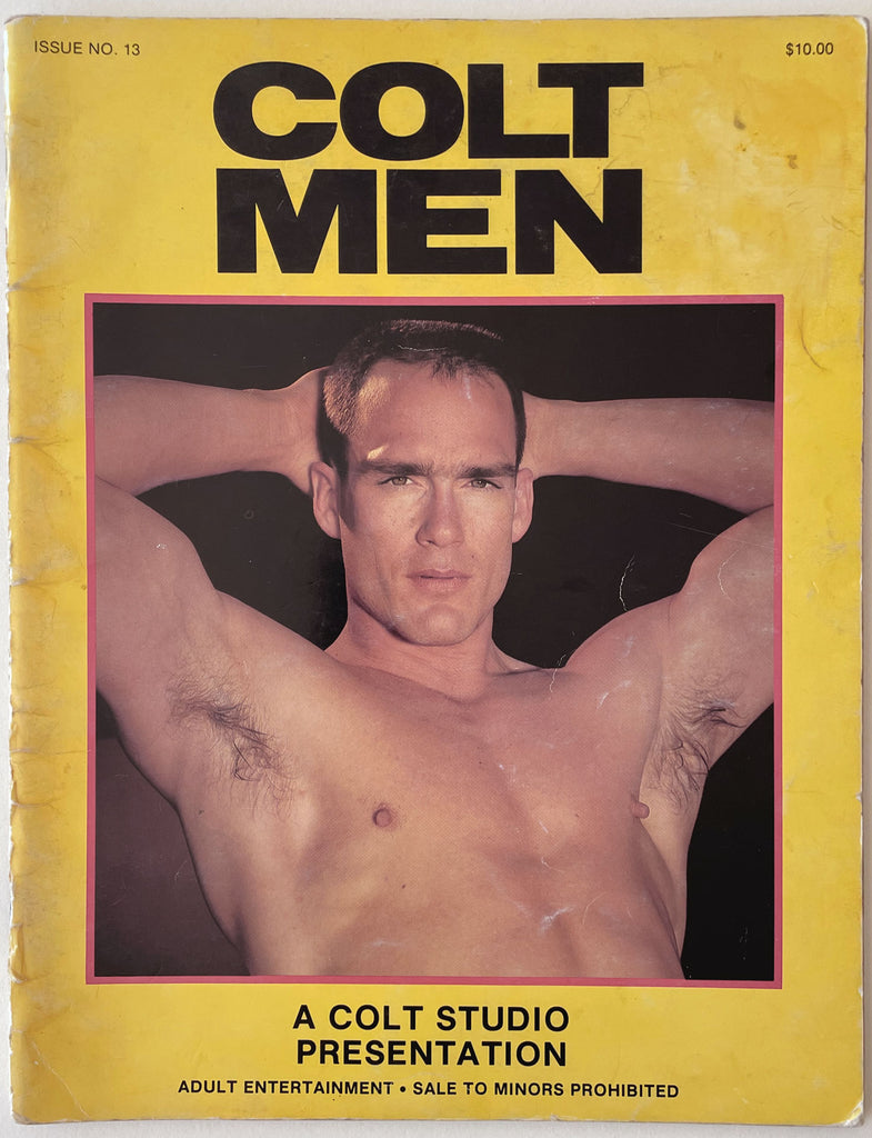 Vintage gay magazine from COLT Studios featuring ex-Marine Loren Marks and Will Marks, and shots from their film "In the Flesh."