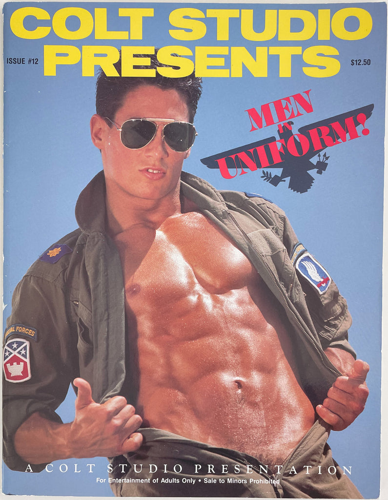 COLT Studio Presents Men in Uniform  Vintage gay magazine, Issue No. 12.