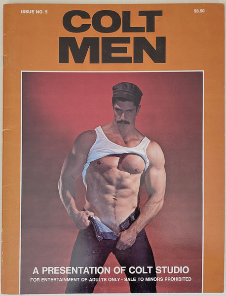 Vintage gay magazine from COLT Studios.  COLT Men No. 5.
