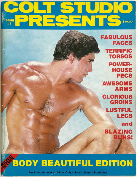 COLT Studio Presents, Issue No. 3. 8 1/2" x 11," 50 pages, 1985. Special Body Beautiful Edition.