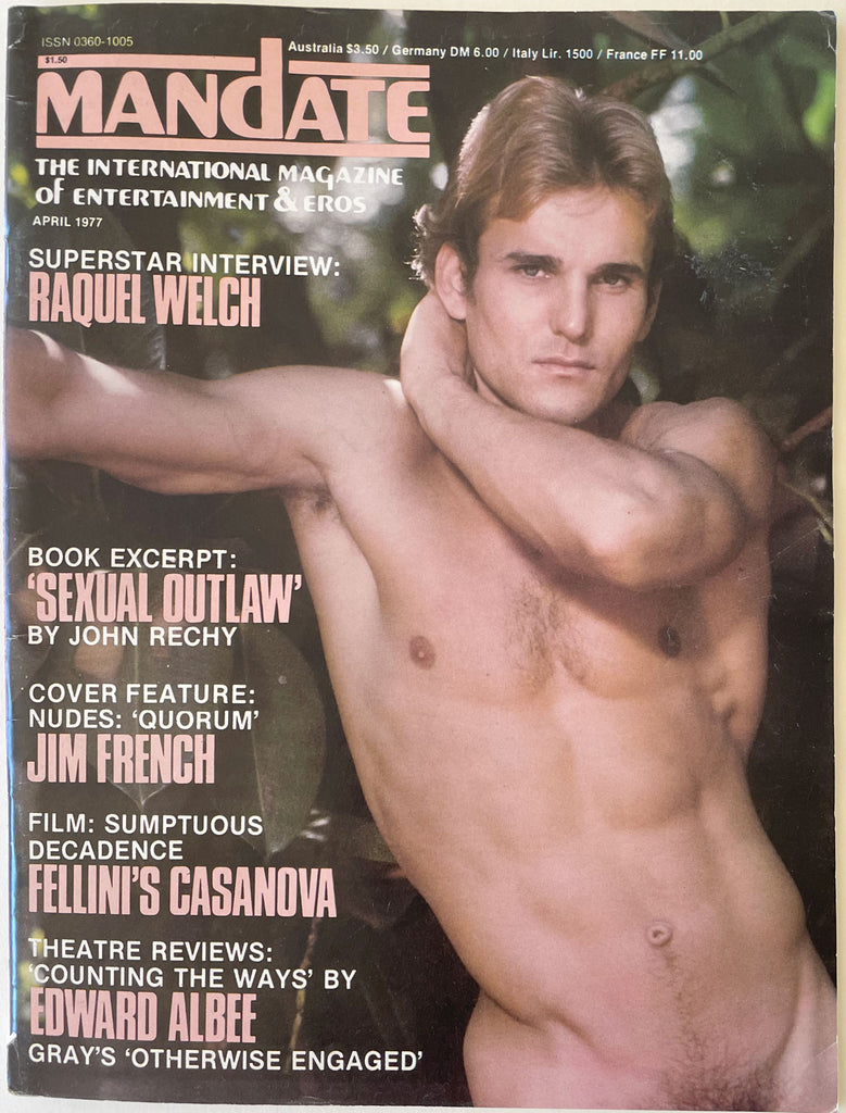 Mandate, April 1977, Vintage Gay Magazine