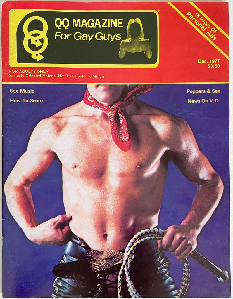 QQ Magazine Dec 1977 vintage gay magazine