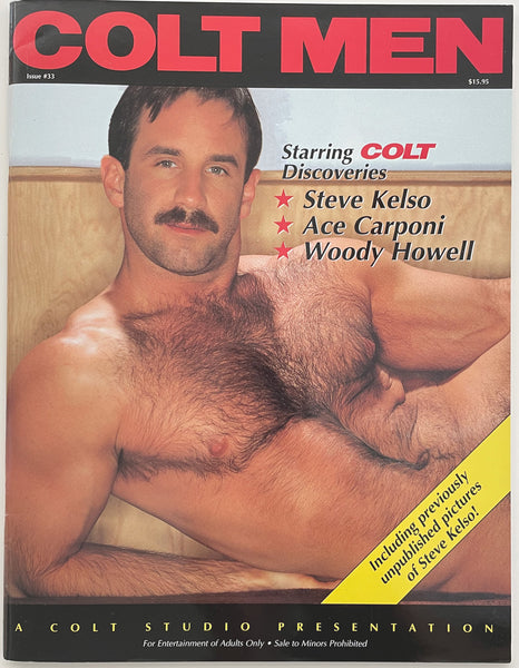 Vintage gay magazine COLT Men, Issue #33 Starring Steve Kelso