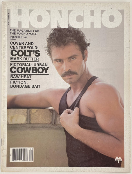 HONCHO Feb 1981: Vintage Gay Magazine Mark Rutter