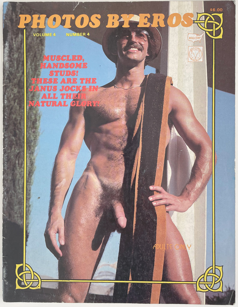 Photos by Eros, Vol 4, No 4.  10 "muscled, handsome studs!  vintage gay physique magazine 1980.